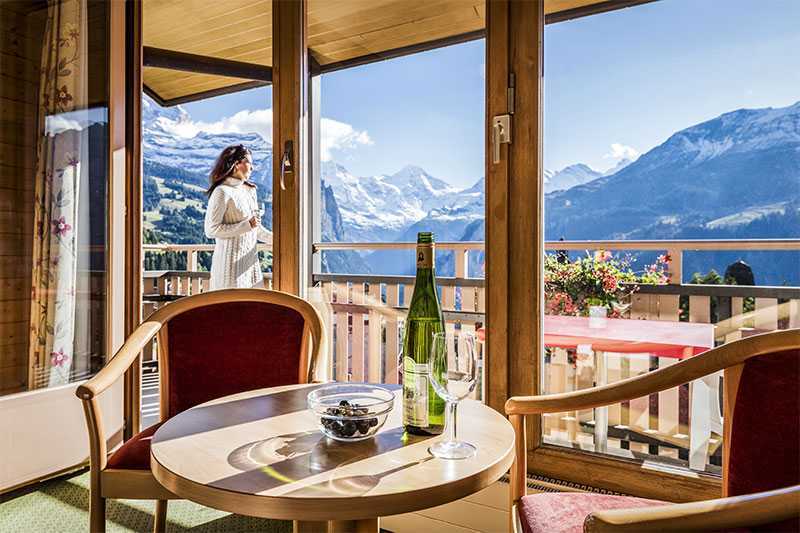Erholsame Ferien machen im Hotel Jungfraublick im Berner Oberland